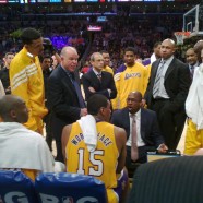 Los Angeles Lakers – Courtside Benchseats Game 7 Lakers vs Nuggets, Keith Middlebrook Pro Sports